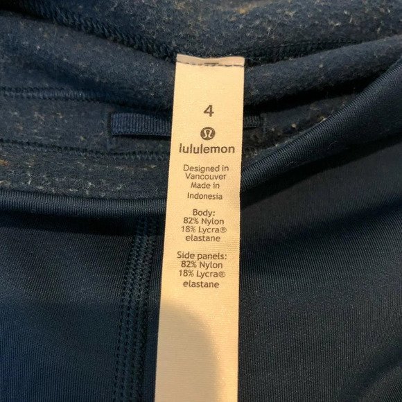 Lululemon Cold Pacer High-Rise Tight 28" Teal High Waist Leggings Women's 4 - Picture 10 of 11